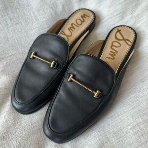 Sam Edelman Black Leather Laurna Mule, Size 7